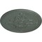 Ekena Millwork Milton Ceiling Medallion (Fits Canopies up to 7 7/8"), 40 5/8"OD x 1 3/4"P, Cloud Burst Crackle CM40MICBC - alternate 3